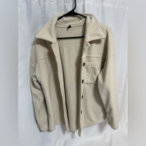 SHEIN Women’s Beige Button-Up Jacket